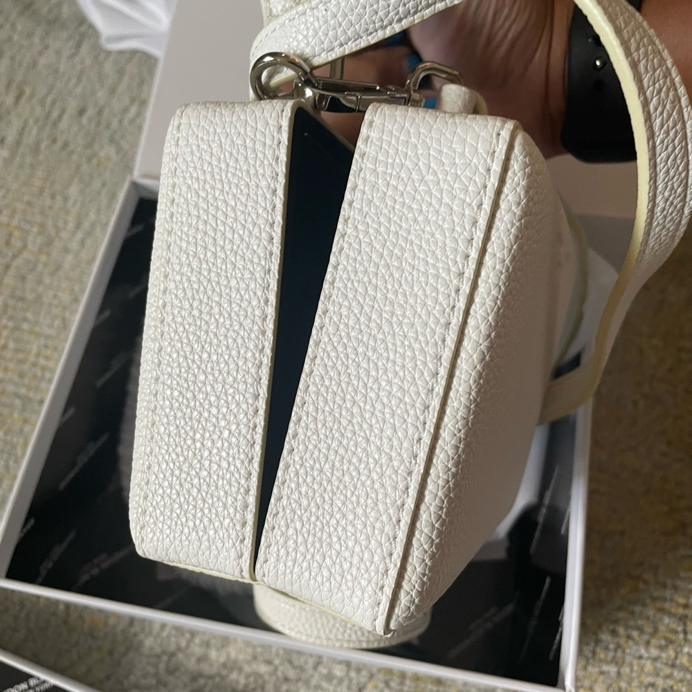 Brandon Blackwood White Mini Crossbody Bag - Picture 8 of 11